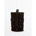 Bucket bag studded split leather цвет: Коричневый