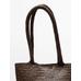Half tote braided nappa leather tote bag цвет: Кротово-коричневый