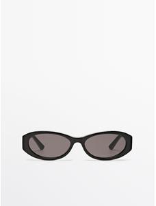Small oval sunglasses цвет: Черный