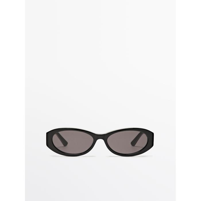 Small oval sunglasses цвет: Черный