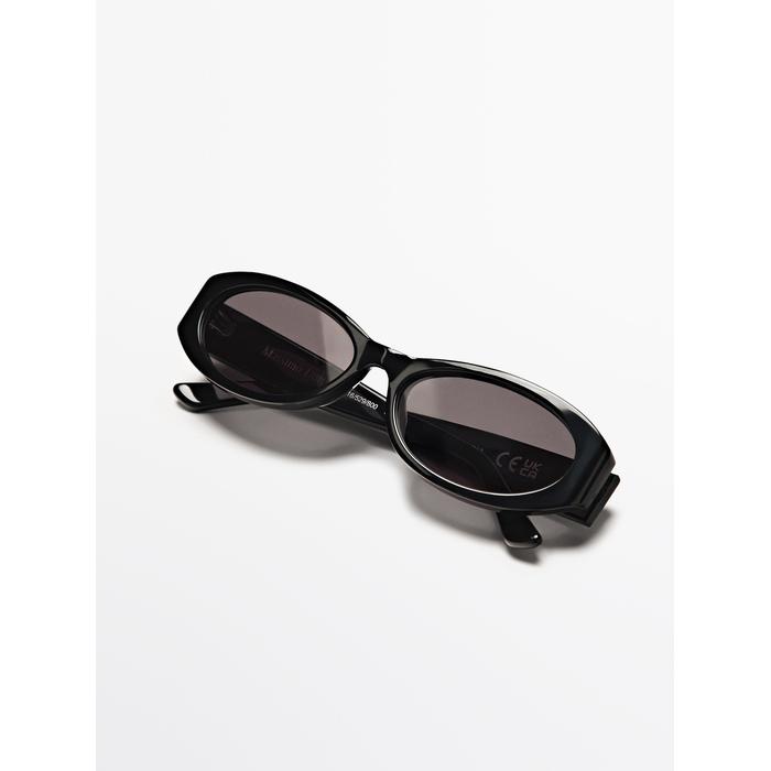 Small oval sunglasses цвет: Черный