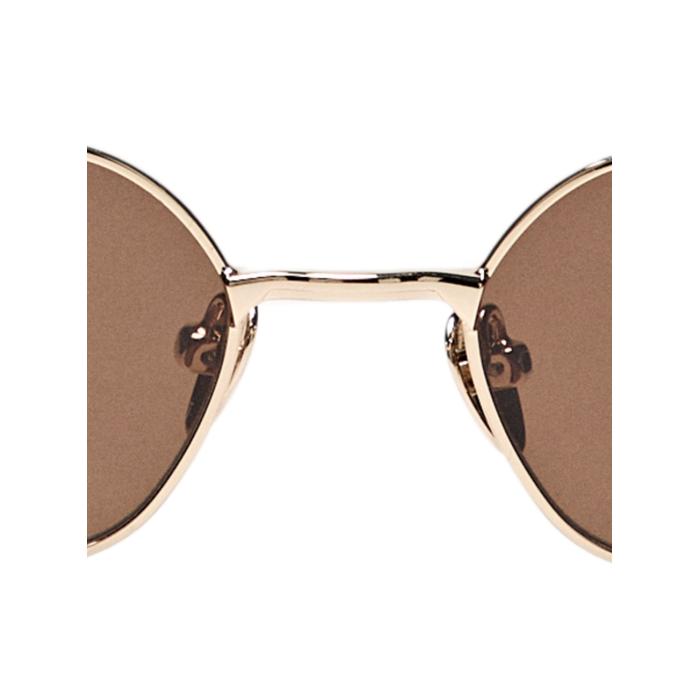 Metallic sunglasses цвет: Коричневый