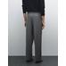 Cool wool blend relaxed fit trousers цвет: Серый