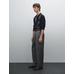 Cool wool blend relaxed fit trousers цвет: Серый