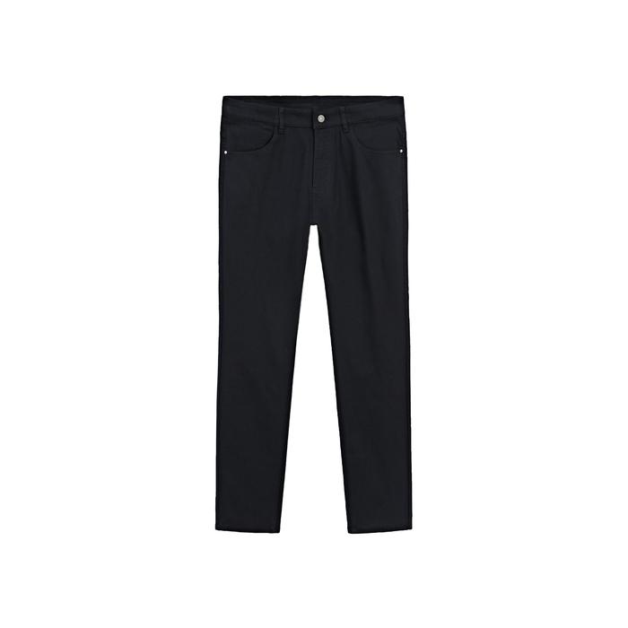 Cotton blend slim fit denim trousers цвет: Темно-синий