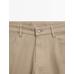 Cotton blend slim fit denim trousers цвет: Песочный