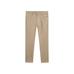 Cotton blend slim fit denim trousers цвет: Песочный