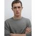 Mouliné knitted jumper 100% linen цвет: Антрацитово-серый