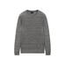 Mouliné knitted jumper 100% linen цвет: Антрацитово-серый
