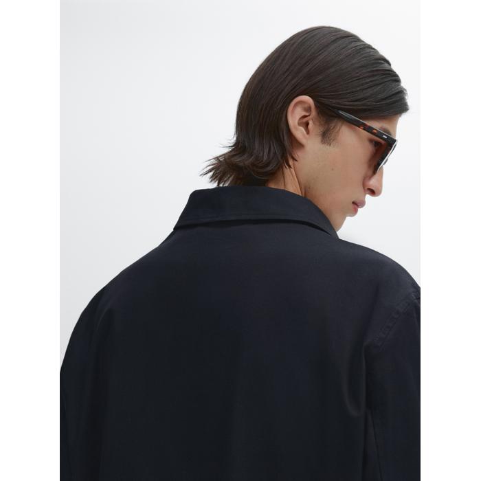 Jacket detail pockets cotton цвет: Темно-синий