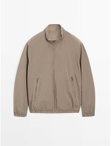 Reversible bi stretch jacket цвет: Светло-коричневый