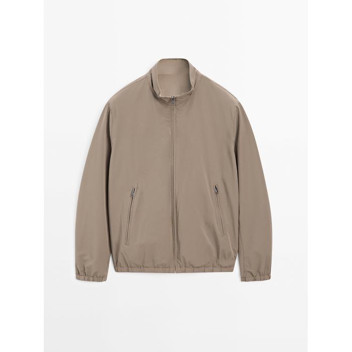 Reversible bi stretch jacket цвет: Светло-коричневый