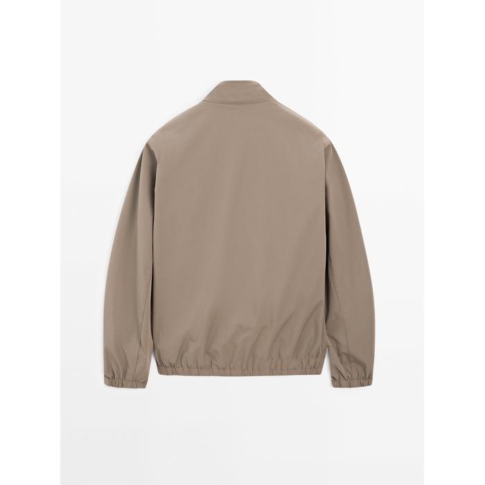 Reversible bi stretch jacket цвет: Светло-коричневый