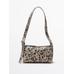 Animal print mini leather handbag цвет: Белый