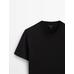 T-shirt round neck 100% cotton цвет: Черный