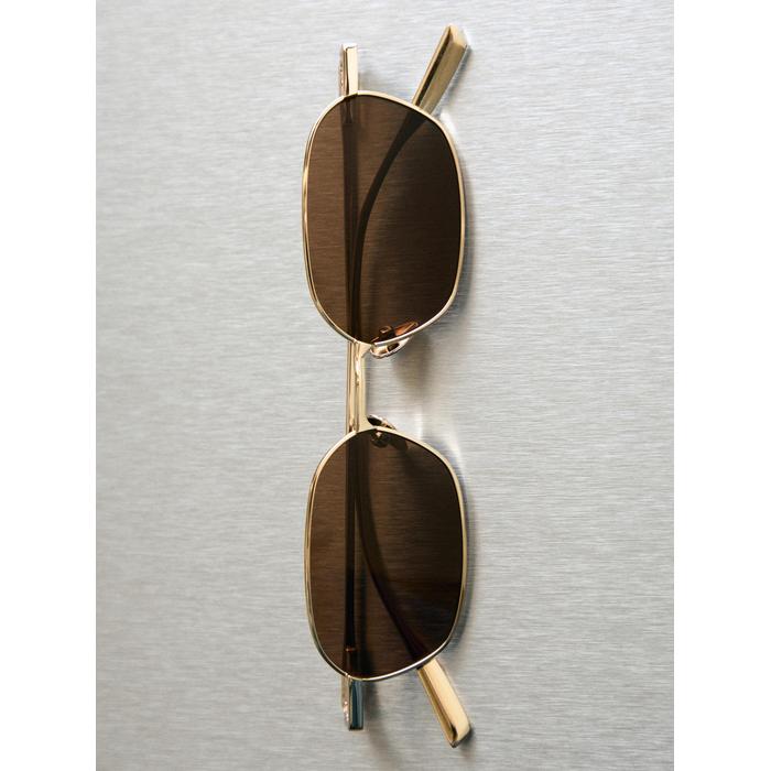 Metallic sunglasses цвет: Коричневый