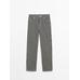 Straight fit denim trousers stripes цвет: Чернильно-синий