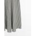Flared Midi Dress with Stripes цвет: Натуральный, кремовый