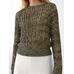 Open-knit sweater with cotton цвет: Желтый