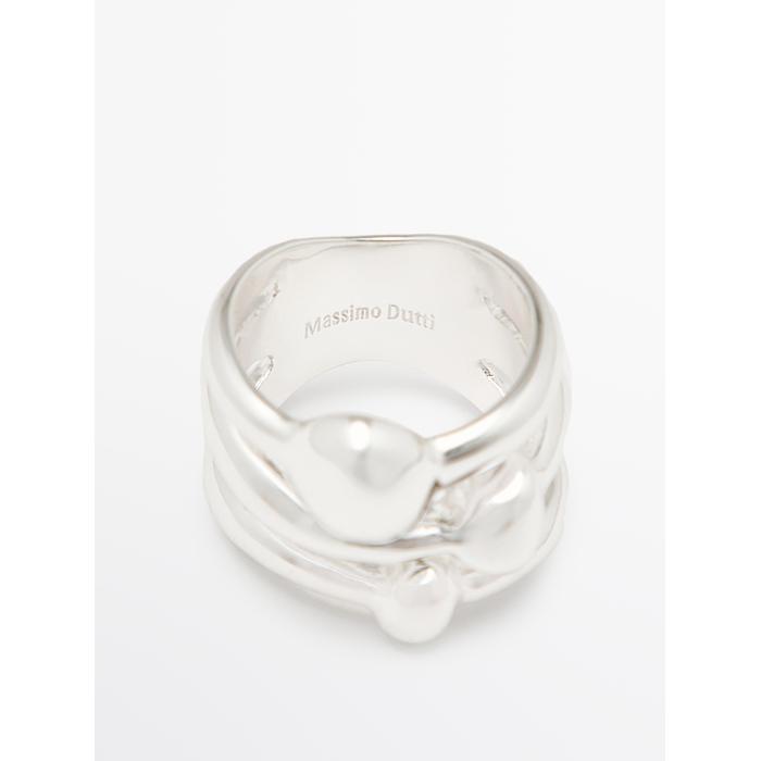 Ring irregular цвет: Серебряный