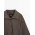 Linen blend bomber jacket цвет: Шоколадный