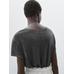Short sleeve T-shirt 100% linen цвет: Свинцовый