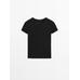 T-shirt with metallic studs detail цвет: Свинцовый