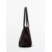 Large braided nappa leather tote bag цвет: Коричневый