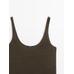 100% linen tank top цвет: Хаки