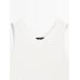 Flared Midi Dress with Stripes цвет: Натуральный, кремовый
