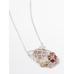 Stone net necklace цвет: Серебряный