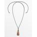 Degraded stone cord necklace цвет: Оранжевый тон