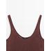 100% linen tank top цвет: Бургундский