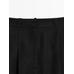 Шорты из смесового льна Tencel™ со складками цвет: Черный