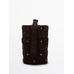 Bucket bag studded split leather цвет: Коричневый