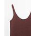 100% linen tank top цвет: Бургундский