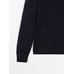 Rib knit polo 100% cashmere цвет: Темно-синий