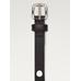 Thin belt studded nappa leather цвет: Коричневый