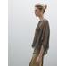 Short openwork knit cape цвет: Коричневый