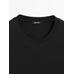 T-shirt round neck 100% cotton цвет: Черный
