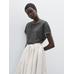 Short sleeve T-shirt 100% linen цвет: Свинцовый