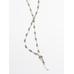 Stone net necklace цвет: Серебряный