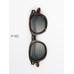 Tortoiseshell effect round sunglasses цвет: Коричневый