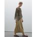 Short openwork knit cape цвет: Коричневый