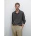 Rib knit polo 100% cashmere цвет: Серый средний