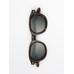 Tortoiseshell effect round sunglasses цвет: Коричневый