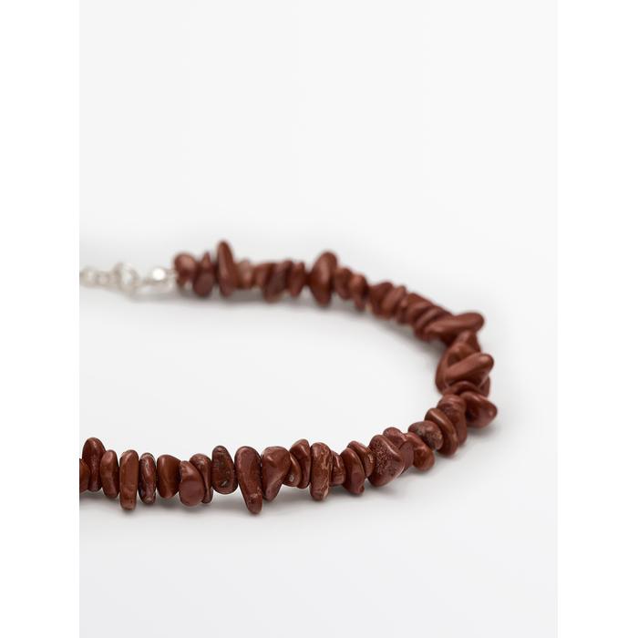 Stone bracelet цвет: Гранатовый