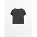 Short sleeve T-shirt 100% linen цвет: Свинцовый