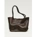 Large braided nappa leather tote bag цвет: Коричневый