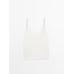 100% linen tank top цвет: Натуральный, кремовый